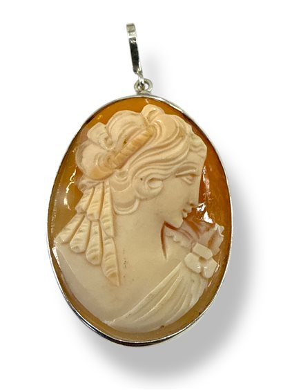 Anhänger Mandile 1922 Dame Cammei  in Silber Conchiglia 2MCICM123 - 2MCICM123